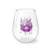 "Sublime Lotus" Stemless Wine Glass, 11.75oz