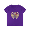 "Caged Heart" V-Neck T-Shirt