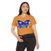 "Vibrant Butterfly" Crop Top for