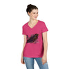 "Spectrum Raven" V-Neck T-Shirt