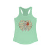 "Caged Heart" Racerback Tank