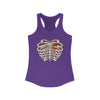 "Caged Heart" Racerback Tank