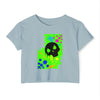 "Graffiti Skull" Crop Top