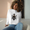 "Orchid of the Shadows" Crop Hoodie