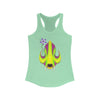 "Columbine Skull" Racerback Tank