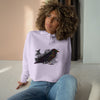 "Spectrum Raven" Crop Hoodie