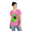 "Graffiti Skull" V-Neck T-Shirt