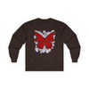"Crimson Butterfly" Long Sleeve Tee