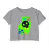 "Graffiti Skull" Crop Top
