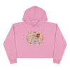 "Caged Heart" Crop Hoodie