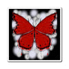 "Crimson Butterfly" Magnets