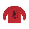 "Crimson Raven" Long Sleeve Tee