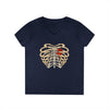 "Caged Heart" V-Neck T-Shirt