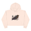 "Spectrum Raven" Crop Hoodie