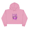 "Sublime Lotus" Crop Hoodie