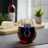 "Eternal Loyalty" Stemless Wine Glass, 11.75oz