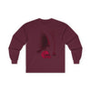 "Crimson Raven" Long Sleeve Tee
