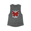 "Crimson Butterfly" Muscle Tank