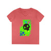 "Graffiti Skull" V-Neck T-Shirt
