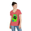"Graffiti Skull" V-Neck T-Shirt