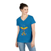 "Fairy Dust Butterfly" V-Neck T-Shirt