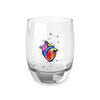 "Sketchy Heart" Whiskey Glass