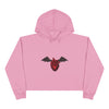 "Heart of Shadows" Crop Hoodie