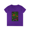 "Mushroom Forest"V-Neck T-Shirt