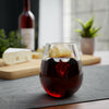 "Heart of Shadows" Stemless Wine Glass, 11.75oz