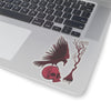 "Crimson Raven" Kiss-Cut Stickers