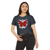"Crimson Butterfly" Crop Top