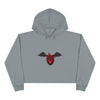 "Heart of Shadows" Crop Hoodie