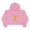 "Fairy Dust Butterfly" Crop Hoodie