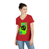 "Graffiti Skull" V-Neck T-Shirt