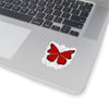 "Crimson Butterfly" Kiss-Cut Stickers