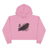 "Spectrum Raven" Crop Hoodie