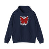 "Crimson Butterfly" Unisex Hoodie