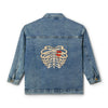"Caged Heart" Denim Jacket