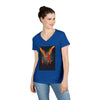 "Shifting Phoenix" V-Neck T-Shirt
