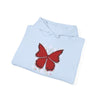 "Crimson Butterfly" Unisex Hoodie