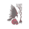 "Crimson Raven" Kiss-Cut Stickers