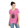 "Orchid of the Shadows" V-Neck T-Shirt