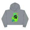 "Graffiti Skull" Crop Hoodie