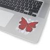 "Crimson Butterfly" Kiss-Cut Stickers