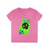 "Graffiti Skull" V-Neck T-Shirt