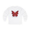"Crimson Butterfly" Long Sleeve Tee