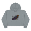 "Spectrum Raven" Crop Hoodie