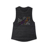 "Spectrum Raven" Muscle Tank