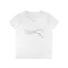 "Sakura Whisper" V-Neck T-Shirt