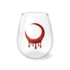 "Blood Moon" Stemless Wine Glass, 11.75oz